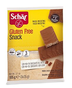 Schar Snack Çikolata Kaplı Fındıklı Gofret 3x35g