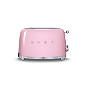 Smeg TSF01PKEU Retro Pembe 2X2 Slot Ekmek Kızartma Makinesi