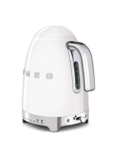 SMEG 50'S Style Retro Beyaz Isı Ayarlı Kettle