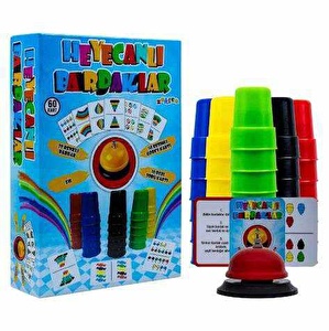 Zekice Heyecanlı Bardaklar Oyunu İki Oyun Bir Arada Heyecanlı Bardaklar ve Buldum Oyunu Hızlı Ol