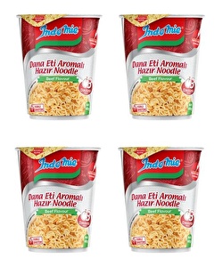 INDOMIE BARDAK ETLİ NOODLE 60GR 4 Adet