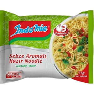 INDOMIE PAKET SEBZELİ NOODLE 75GR 4 Adet