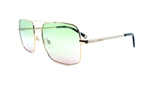 HERMOSSA  1376 C4 56  Unisex GOLD Köşeli Çerçeve Güneş Gözlüğü