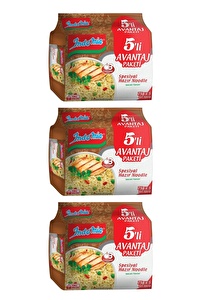 Indomie Hazır Noodle Spesiyal 75gr X 5 Li Avantaj Paket X 3 Adet