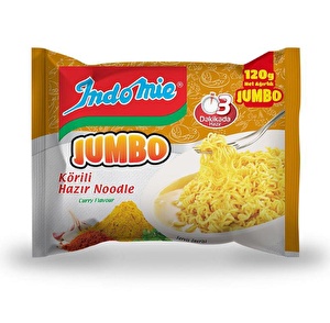 Indomie Jumbo Serisi Köri Çeşnili 120 gr 40 Adet