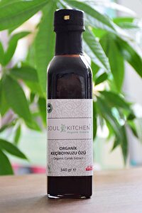 Soul Kitchen Organik Ürünler Organik Keçiboynuzu Özü 340gr (Soğuk Sıkım) (Şeker İlavesiz)