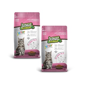 Jungle Tavuklu Yavru Kedi Maması 1,5 Kg (2 ADET)