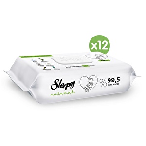 Sleepy Natural Yenidoğan Islak Bebek Bakım Havlusu 12x60 (720 Yaprak)