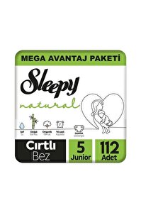 Sleepy Natural 5 Numara Junior 112'li Bebek Bezi