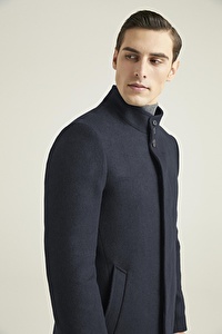 Ds Damat Lacivert Palto 5HF08ORT10002
