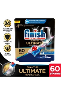 Finish Quantum Ultimate 60 Kapsül Bulaşık Makinesi Deterjanı Tableti