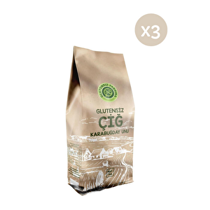 Çiğ Karabuğday Unu 1000 Gr (Greçka) 3 Paket