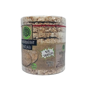 KARABUĞDAY PATLAĞI (2 PAKET) 176 GR Sağlıklı Atıştırmalık Şekersiz Tuzsuz Katkısız ve Doğal