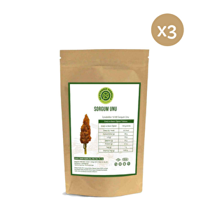 3 Paket Glutensiz Sorgum Unu 500 Gram