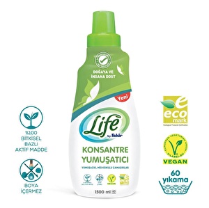 Life By Fakir Bitkisel Bazlı Çamaşır Yumuşatıcısı 1500 ml x 2 Adet