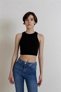 Halter Yaka Crop Atlet