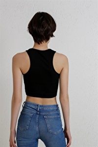 Halter Yaka Crop Atlet