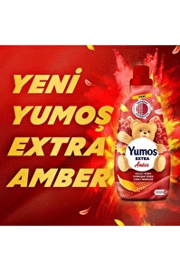 Yumoş Extra Konsantre Çamaşır Yumuşatıcısı Amber 1440 Ml 60 Yıkama 4 Adet