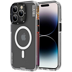 Apple iPhone 14 Pro Max Kılıf Magsafe Şarj Özellikli Youngkit Jane Sand Serisi Kapak
