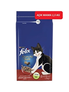 Felix Sığır Etli Ve Tavuklu Yetişkin Kedi Maması 1,5 KG