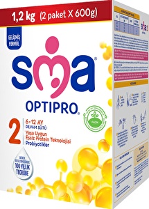 SMA Optipro Probiyotik 2 6-12 Ay Bebek Sütü 1200 gr