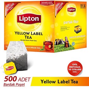 Lipton Bardak Poşet Çay Yellow Label 500'lü