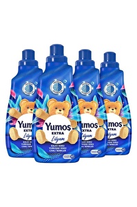Yumoş Extra Lilyum Konsantre Çamaşır Yumuşatıcı 1440 Ml 60 Yıkama X 4 Adet