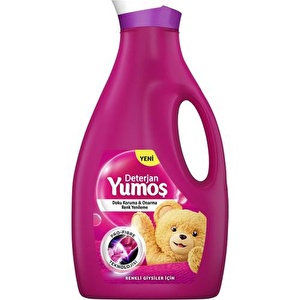 Yumoş Sıvı Bakım Çamaşır Deterjanı Renkli Giysiler İçin Renk Korumada Daha İyisi Yok 2520 ML