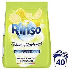 Rinso Limon Karbonat Renkliler Ve Beyazlar İçin Toz Çamaşır Deterjanı 6 Kg