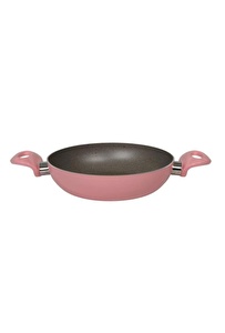 Mehtap rosa teflon yumurta sahanı - 20 cm teflon tava pembe