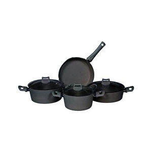 Mehtap Orkide Granit Set 7 Parça  SİYAH