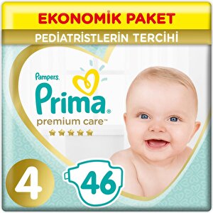 Prima Premium Care 4 Beden Ekonomik Paket 9-14 Kg 46 Adet