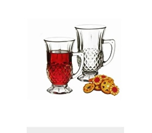 Paşabahçe İstanbul Kulplu 6'lı Çay Bardağı 55671