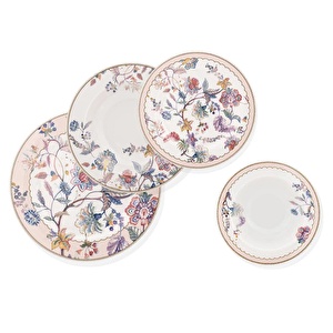 Bernardo Cordy 6 Kişilik 24 Parça Stonware Yemek Takımı-Prs-27