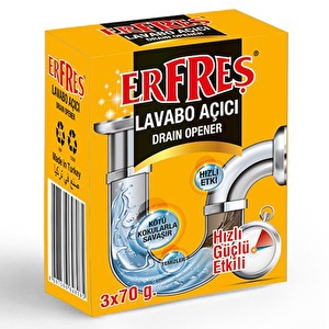 Erfreş Lavabo Açıcı 3x70 Gr