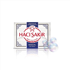 Hacı Şakir Doğal Saf Geleneksel Beyaz Kalıp Sabun 4x150 gr
