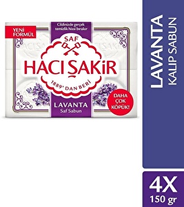 Hacı Şakir Saf Lavanta Kalıp Sabun 4x150 gr