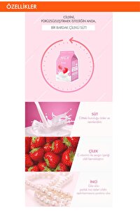 Aydınlatıcı Yaprak Make(Çilek-Süt) APIEU Strawberry Milk One-Pack
