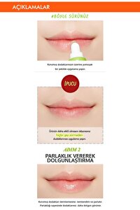 Botoks Etkili Dolgun Görünüm Veren Nemlendirici Dudak Parlatıcıs A'PIEU Wasabiya Lip Plumper (Clear)