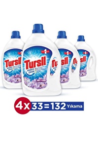 Tursil Sıvı Çamaşır Deterjanı 4 x 2145ml (132 Yıkama) Leylak Bahçesi 