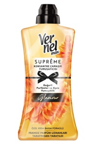 Vernel Max Konsantre Çamaşır Yumuşatıcısı 2 x 1200ml (100 Yıkama) Supreme Romance + Glamour
