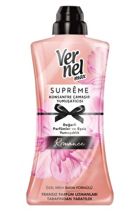 Vernel Max Konsantre Çamaşır Yumuşatıcısı 2 x 1200ml (100 Yıkama) Supreme Romance + Glamour
