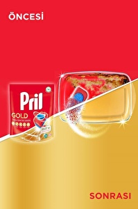 Pril Gold 280 Yıkama Bulaşık Makinesi Deterjanı Tableti (4 x 70'li Paket)