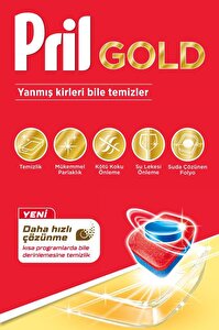 Pril Gold 90 Yıkama Bulaşık Makinesi Deterjanı Tableti (2 x 45'li Paket)