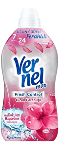Vernel Max Konsantre Çamaşır Yumuşatıcısı 2 x 1320ml (110 Yıkama) Çiçek Ferahlığı + Buz Serinliği