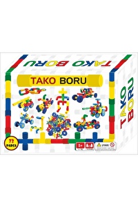 Zekice Tekerlekli Boru Lego 72 Parça Tako Boru
