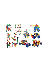 Zekice Tekerlekli Boru Lego 72 Parça Tako Boru