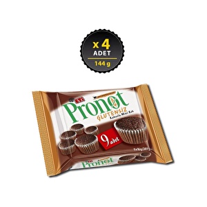 Eti Pronot Glutensiz Kakaolu Mini Kek 144 g x 4 Adet