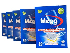 MEGANET BULAŞIK MAKİNESİ DETERJANI TABLETİ- 100 YIKAMA