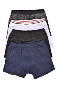 Donkshot Tende (3 adet) Kemer Lastik Pamuk Elastan Erkek Çocuk Boxer 9001